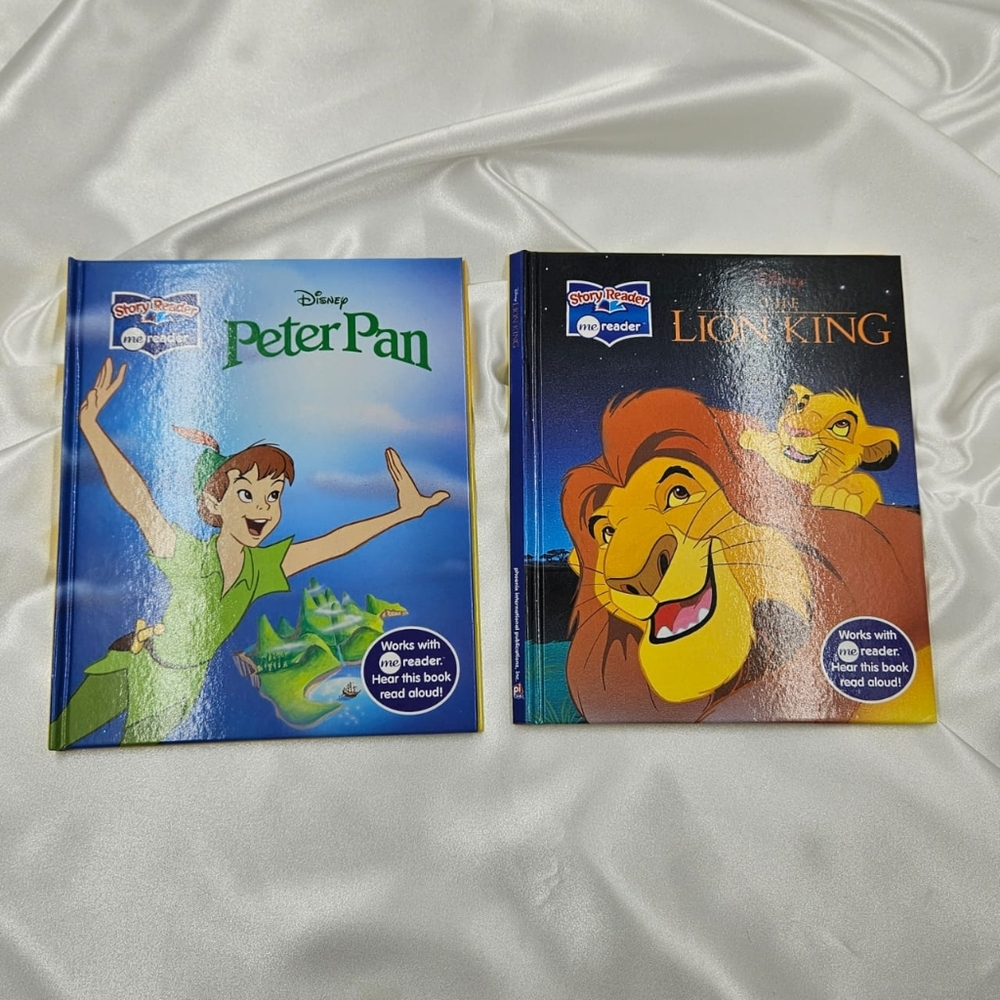Disney Peter Pan and Lion King Books